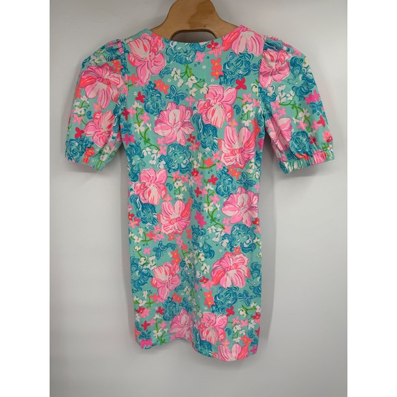 LILLY PULITZER Cayce Short Sleeve Dress in‎ Luscious Lions Size Medium - Picture 6 of 6